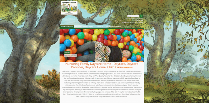 Pooh Bear's Daycare
