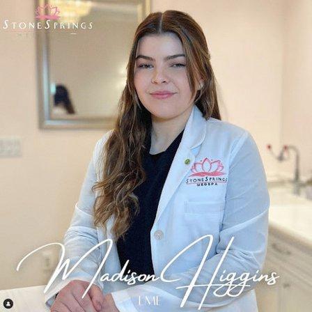 Madison Higgins, Esthetician Services, Stone Springs MedSpa by LMG