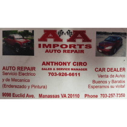 AA Imports Auto Repair