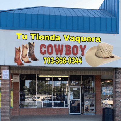 Cowboy tienda vaquera
