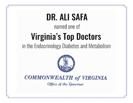 Endocrine and Diabetes Center; Ali M Safa, MD