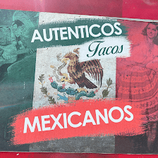 Auténticos tacos mexicanos