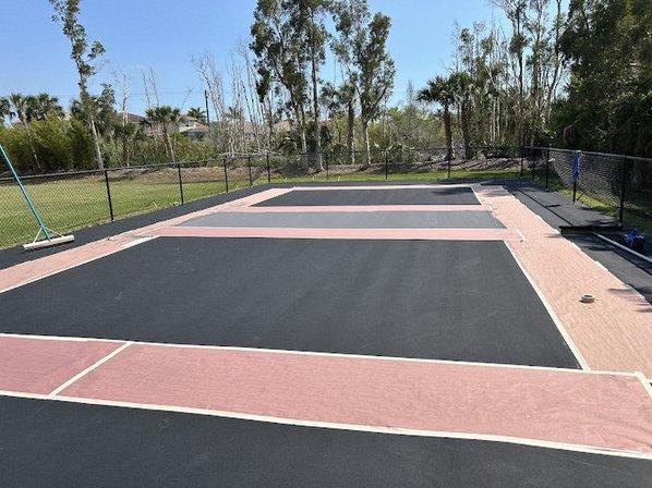 Pickleball Court Construction of VA