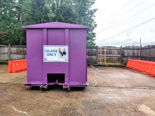 Purple Box Glass Recycling