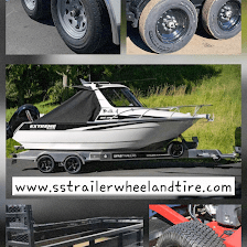 SS trailer wheel and tire