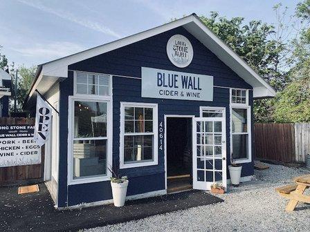 Blue Wall Cider & Wine Tasting Room / Long Stone Farm Route 9 Meat Market