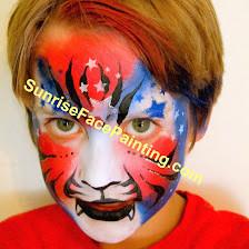 Sunrise Face Painting